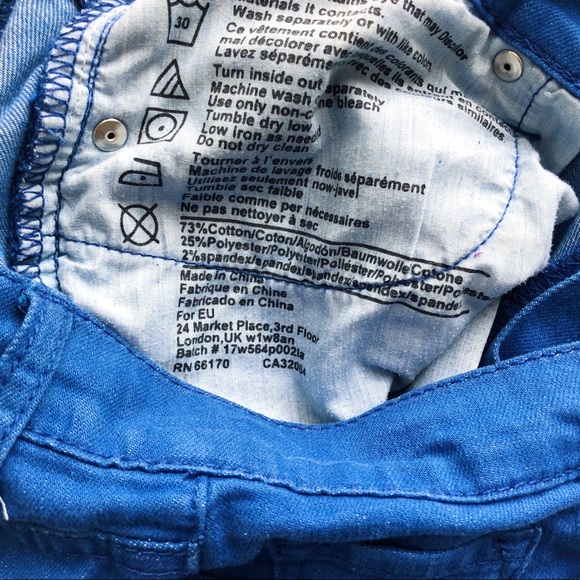 Blue BDG Cigarette Mid-Rise Straight Leg Jeans - Picture 8 of 8